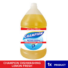 Champion Dishwashing Liquid Lemon 1 Gallon