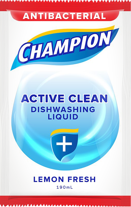 Champion Dishwashing Liquid Lemon 1000mL Refill