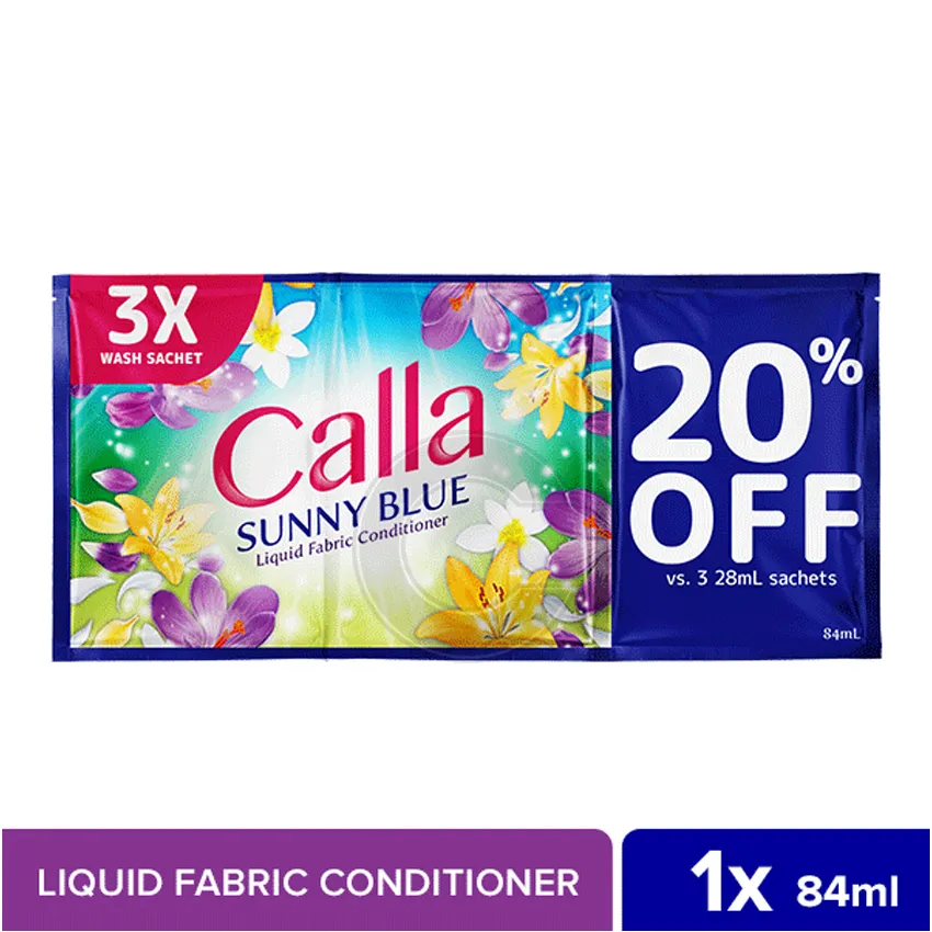 Calla Fabcon Sunny Blue 84mL 6's