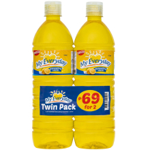My Everyday Dishwashing Liquid Lemon 1L Twin Pack PROMO