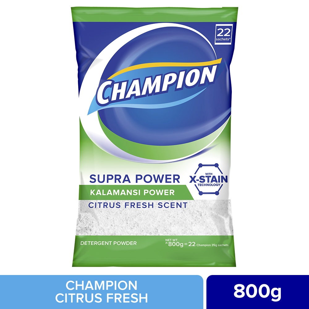 Champion Powder Citrus Fresh Green 800g