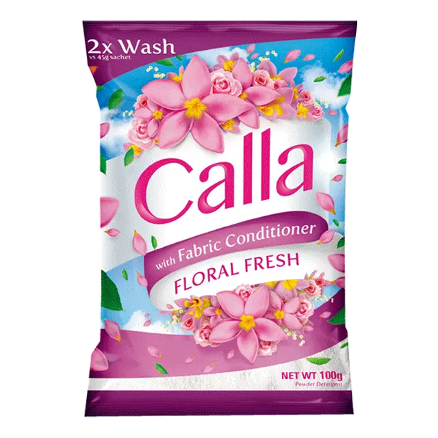 Calla Powder Floral Fresh Violet 100g 6's