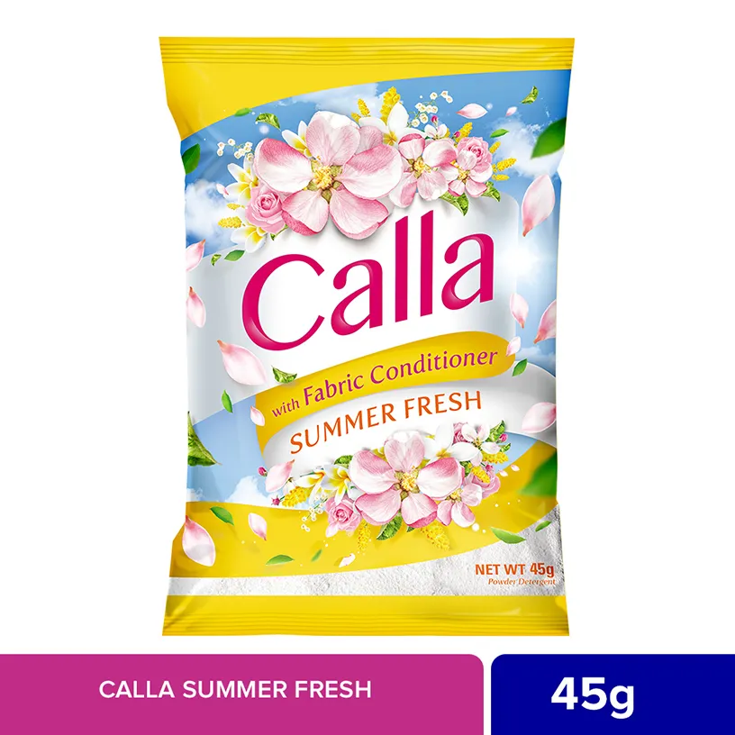 Calla Powder Summer Fresh Yellow 45g 6's