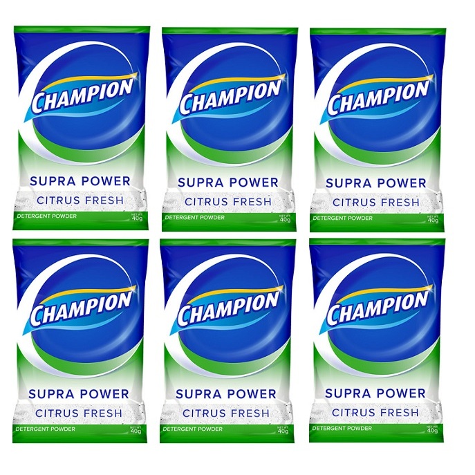 Champion Powder Citrus Fresh Green 35g 6's